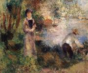 Pierre-Auguste Renoir On Chatou Island oil painting on canvas